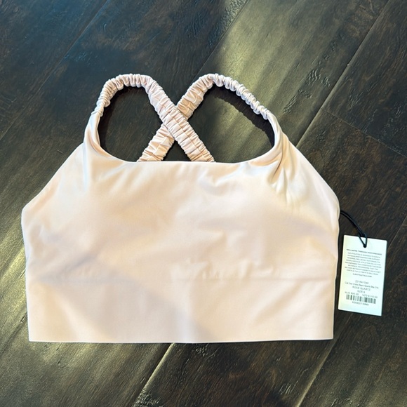 AJE Althletica- Cut Out Cross Back Sports  Bra- Rose Quartz- Size AU8 - Picture 2 of 8